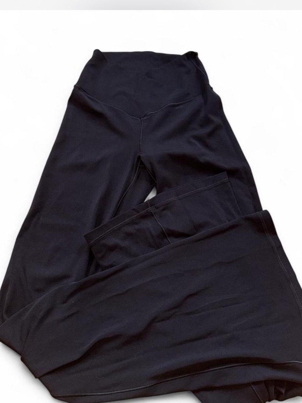 aerie Black High-Waist Cris Wide Leg Yoga Pants